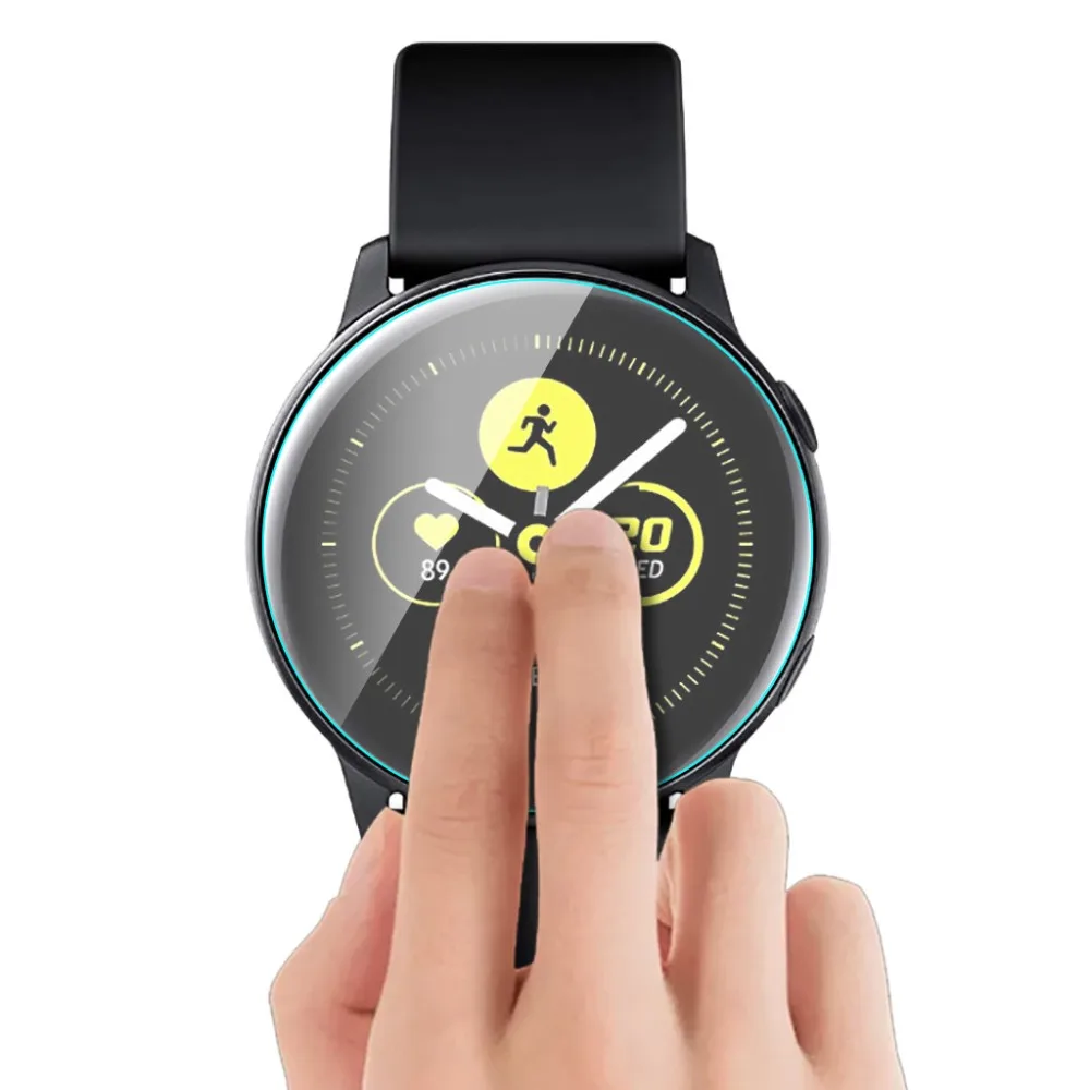 1/2 шт протектор экрана из закаленного стекла для samsung Galaxy Watch активная толщина 0,3 мм Смарт-часы защита аксессуары
