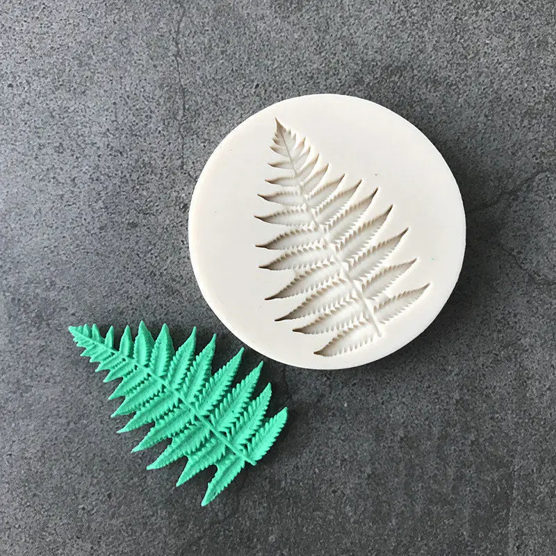 JX-LCLYL Leaf Shape Silicone Fondant Cake Mould Flexible Sugar Craft Baking Mold Decor