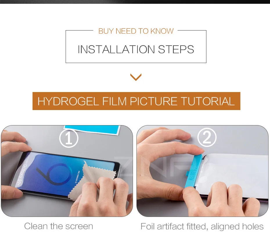 ZNP Гидрогелевая пленка полное покрытие для samsung Galaxy S9 S8 Plus S6 S7 Edge мягкая защитная пленка для экрана для samsung S9 S8 не закаленное стекло
