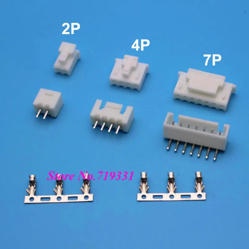 

Micro Mini XHB 2.54mm 2 3 4 5 6P Male Connector + Female Housing+Terminals 6.3mm Connector for Motor Accessories 10 sets
