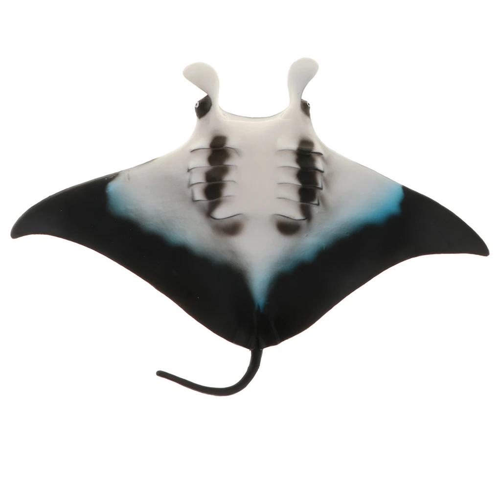 Wild Forest Farm Ocean Manta Ray Fish Statues Action Figure Animals Models Pet - Kids Educational Cognitive Toy Home Decor