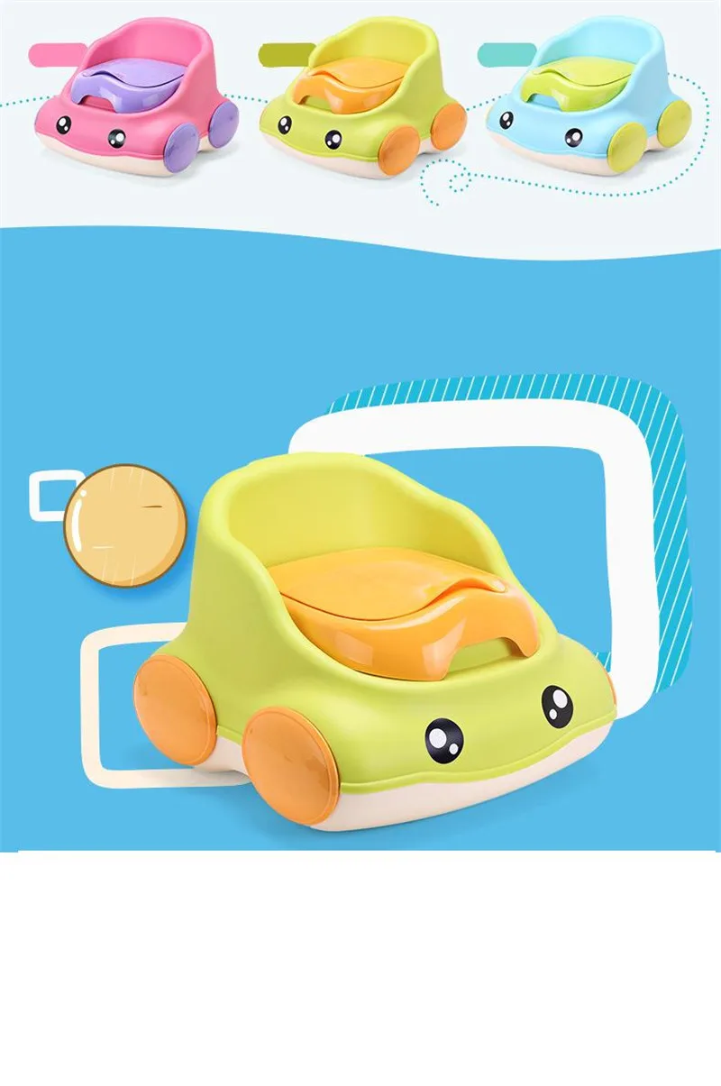 0-9 Years Old Kids Cute Car Toilets Baby Portable Toilets Training Bebe Potties&Seats Baby Girl's WC Baby Boy's WC MT004808