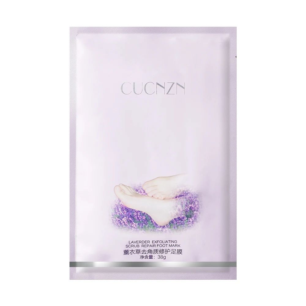 

2 Pcs Lavender Herb Peeling Exfoliating Foot Mask Feet Mask Remove Dead Skin Cuticles Heel Foot Care Pedicure Socks High Quality