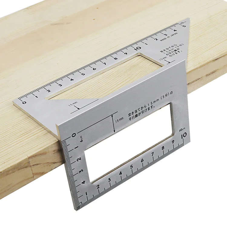 

Aluminum Alloy woodworking Multifunctional Square 45 degrees 90 degrees gauge Angle Protractor Over the ruler
