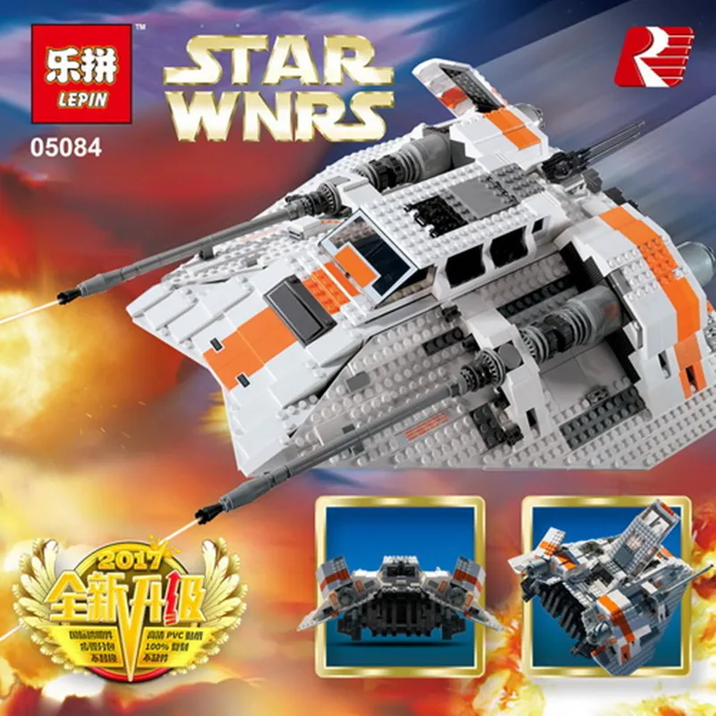 

Lepin 05084 1457pcs Boy Toys the Snowspeeder Set Self-Lock Building Blocks Bricks Educational Model Gifts 10129