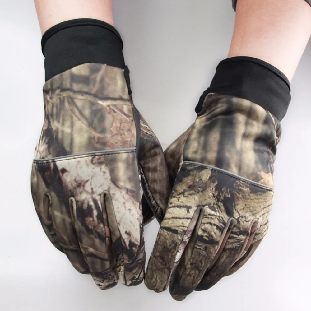 

3D Camouflage Non-Slip Cycling Gloves Windproof Touchscreen Outdoor Sport Tactical Hunting Trekking Hiking Camo Fishing Gloves