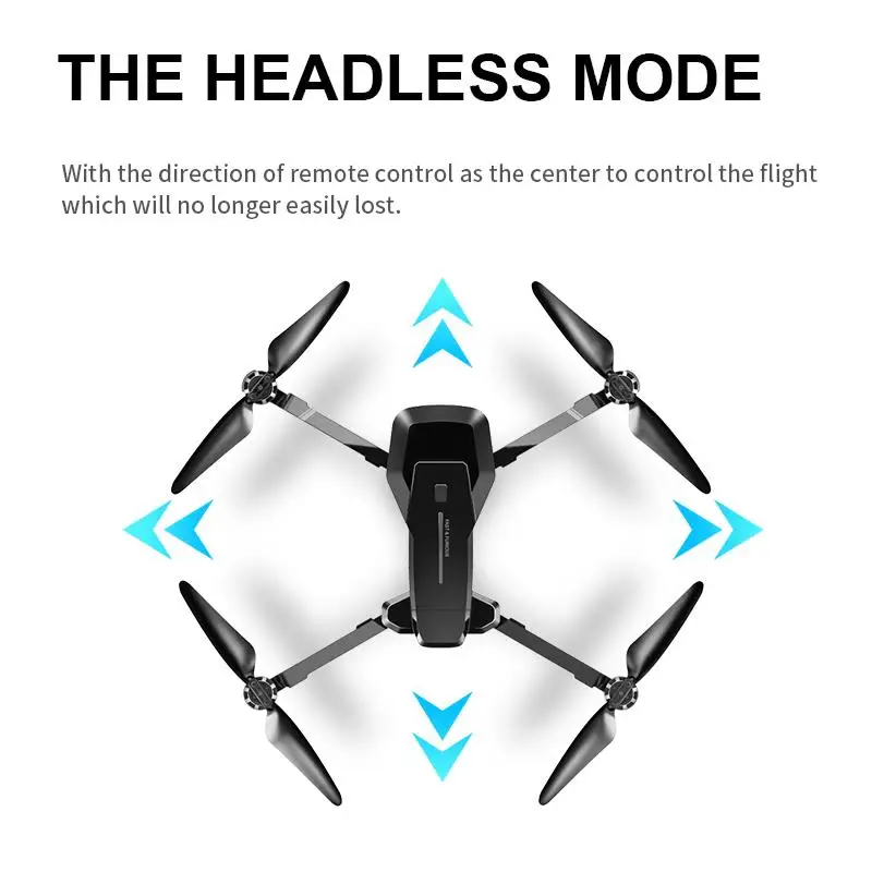 Дрон VISUO ZEN K1 Радиоуправляемый с GPS 4K широкоугольной HD двойной камерой Wi Fi FPV