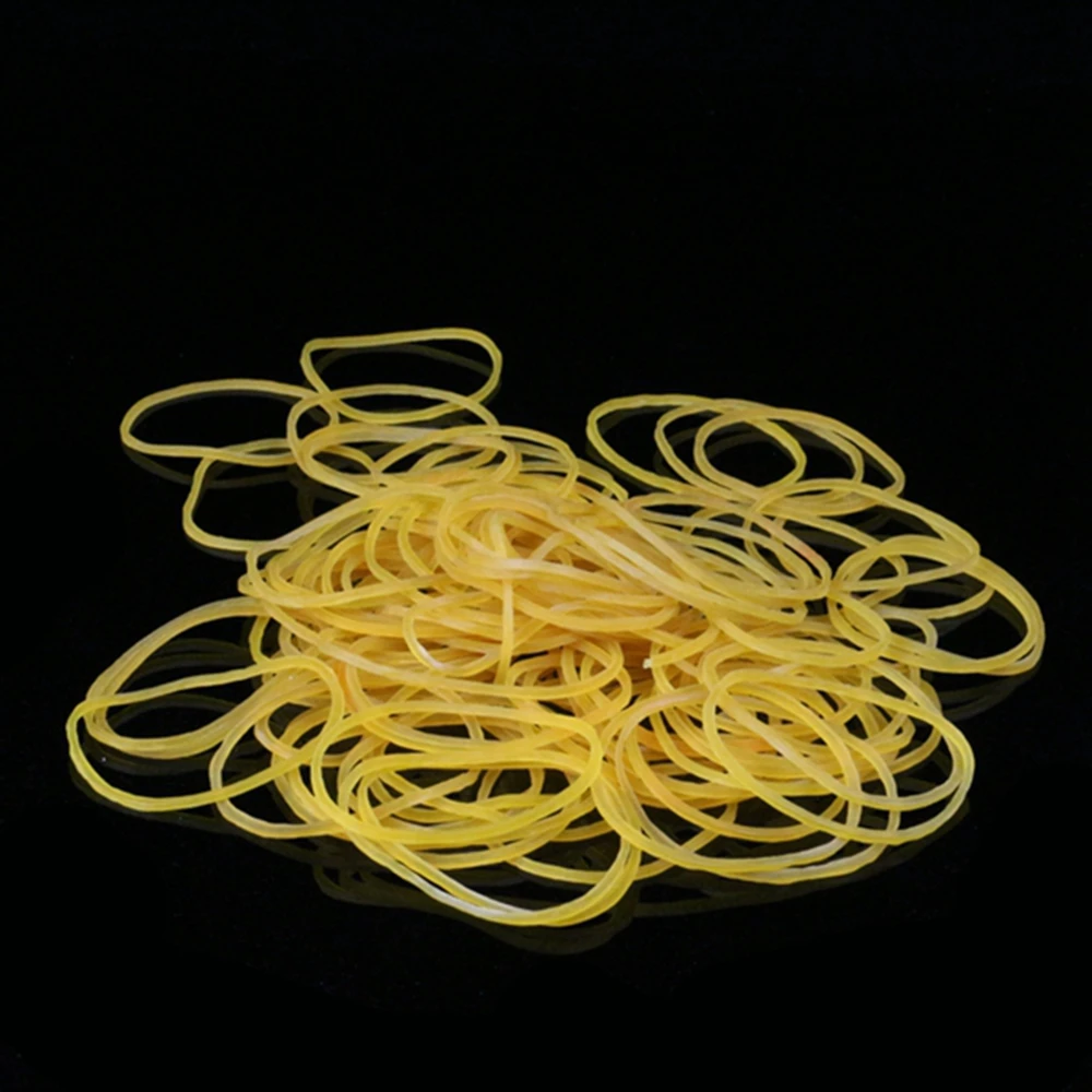 200Pcs Tattoo Rubber Bands Yellow Rubber For Tattoo Machine Gun Tubes