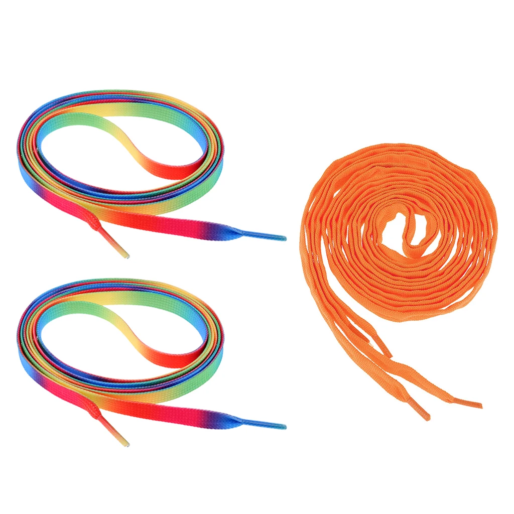 Perfeclan 2 Pairs Roller Inline Skate Shoelaces Skates Strings Shoes Laces for Skating Sports Boots Quad Skates Hockey