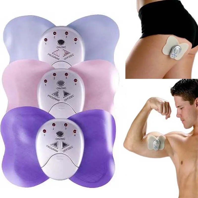 Electric body Massager electronic pulse massager Slimming tens Butterfly therapy Body Pain