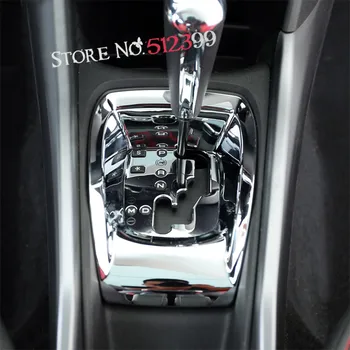 

For Peugeot 2008 2014 2015 2016 2017 Car Gear Shift Box Sequins Cover Trim interior Stall Decoration decorative strip sticker