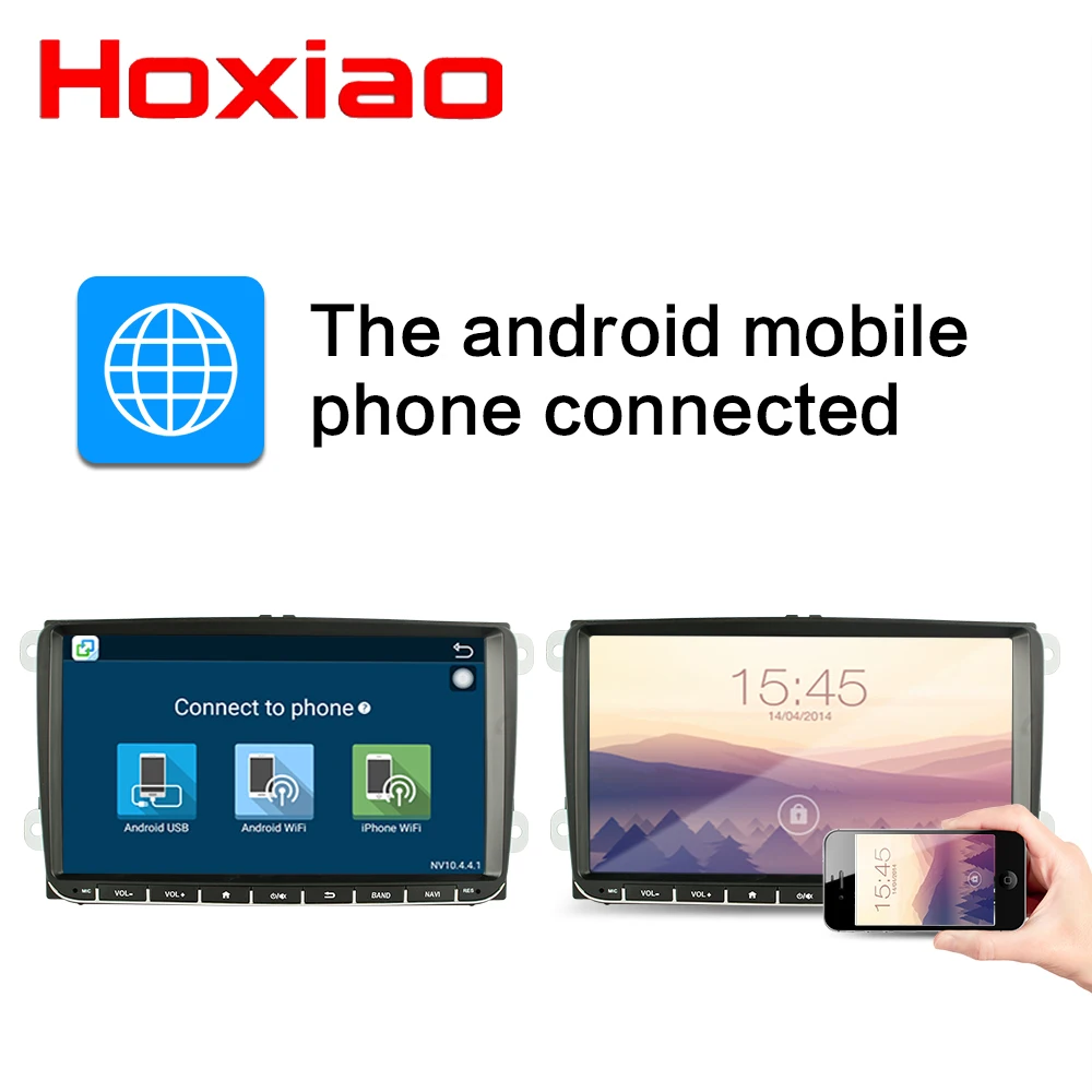 Sale 9 "2 din car radio Android 8.1 player for volkswagen vw golf 5 6 polo tiguan touran passat B6 jetta sharan Skoda  Stereo Player 3