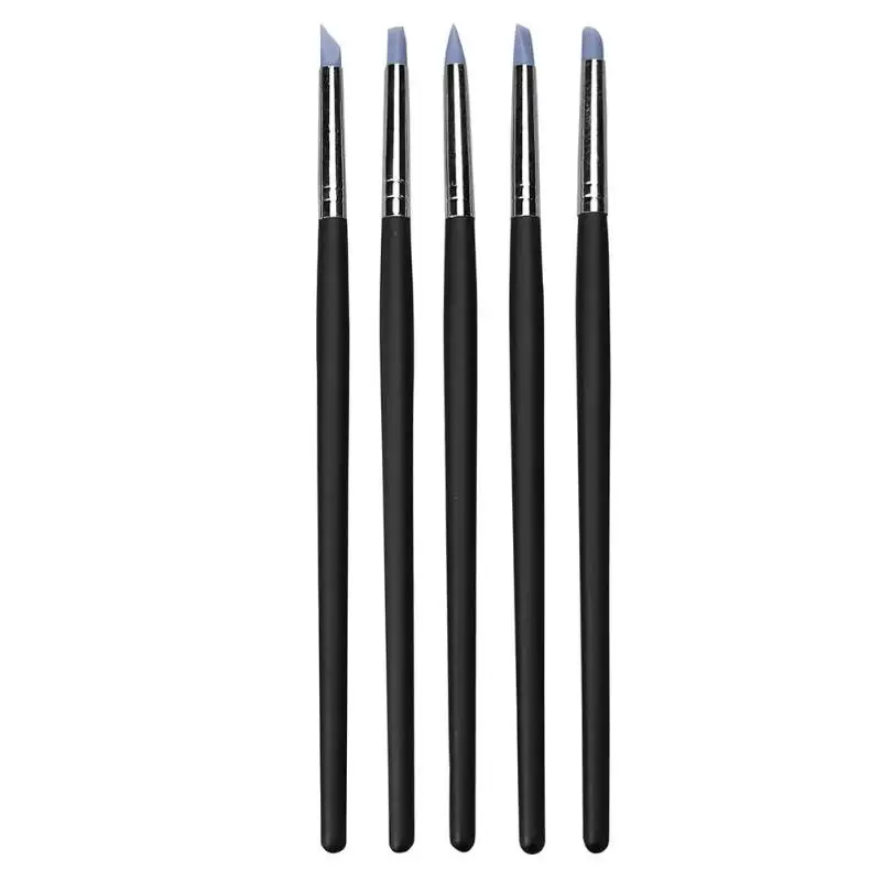 5pcs Polymer Clay Repair Tools Carving Craft Brush Pottery Clay to Smooth Surface Sculpture Art