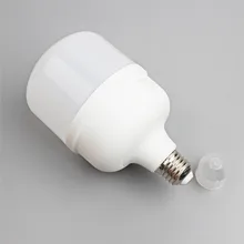 Алюминий лампочка из сплава E27 свет bulbenergy энергосберегающая лампа дома Освещение в помещении светодиодная пластиковая лампочка холодный белый Освещение 30/40/50 Вт