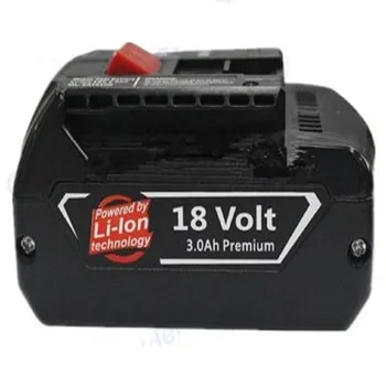 

18V 3000mAh Li-ion Power Tool Replacement Battery for Bosch BAT609 BAT609G BAT618 BAT618G 2 607 336 169 2 607 336 170