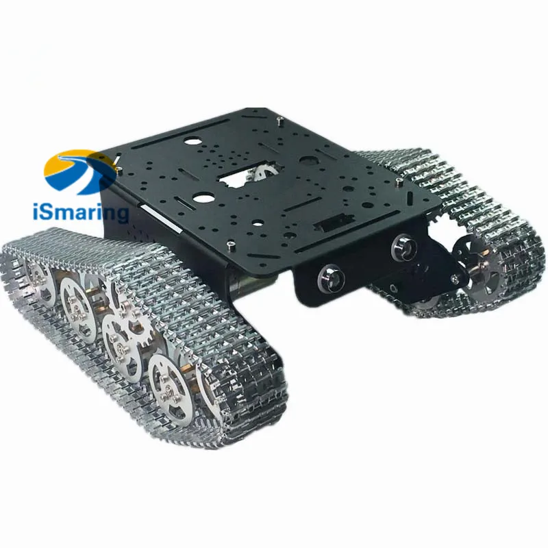 

iSmaring Robot Tank Chassis Wall-E Tank Model Remote Control Mobile Platform with Powerful force for DIY RC Robot Design