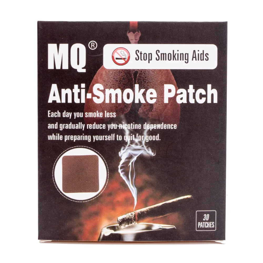 MQ Brand Anti Smoke Patch 30 Pieces/Box Smoking Cessation Pad 100