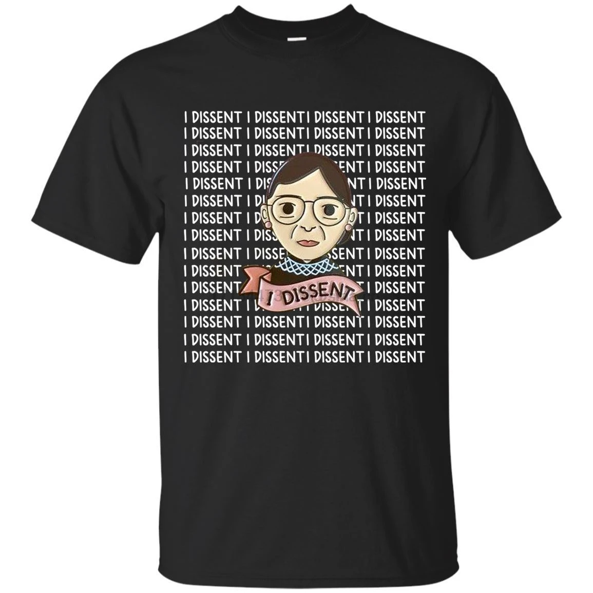 Черная цветная футболка I Dissent RBG Размер S 6XL для мужчин и женщин крутая