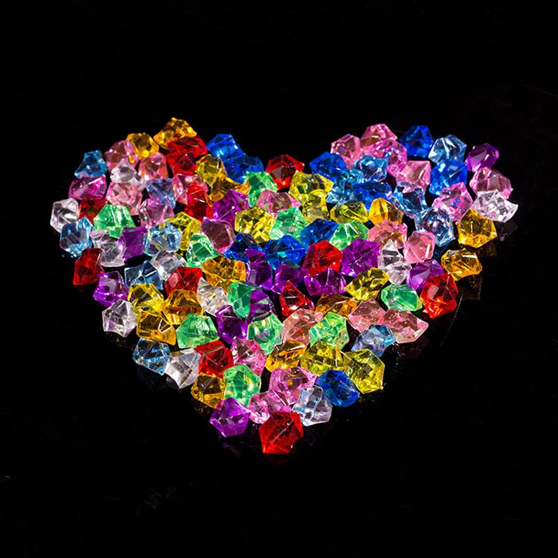 25Pcs/Lot Colorful Aquarium Decoration Fish Tank Artificial Acrylic Stone Simulation Vase Home Wedding Decor 18*25mm|Декорации| |
