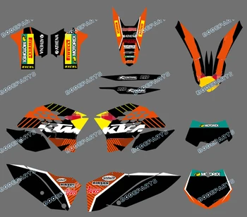 

R B Logo (Bull ) Motorcycle Bike Dirt Bike XC SX EXC Decal Sticker Grahics For KTM SX XC XC-W EXC 2008 2009 2010 2011