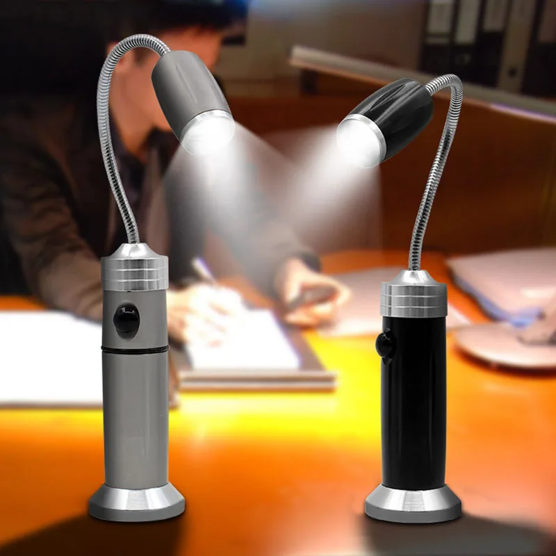 

Newest 2Pcs Magnetic Ultra-Bright LED Light 3 Modes Q Flexible Gooseneck Light for Grilling Barbecue @8