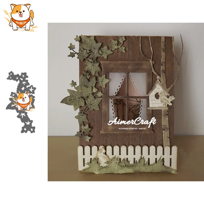 

Window Decoration Metal Cutting Dies Scrapbooking Stencil For DIY Paper Card Decorative Embossing Die Cut Craft Dies New 2019