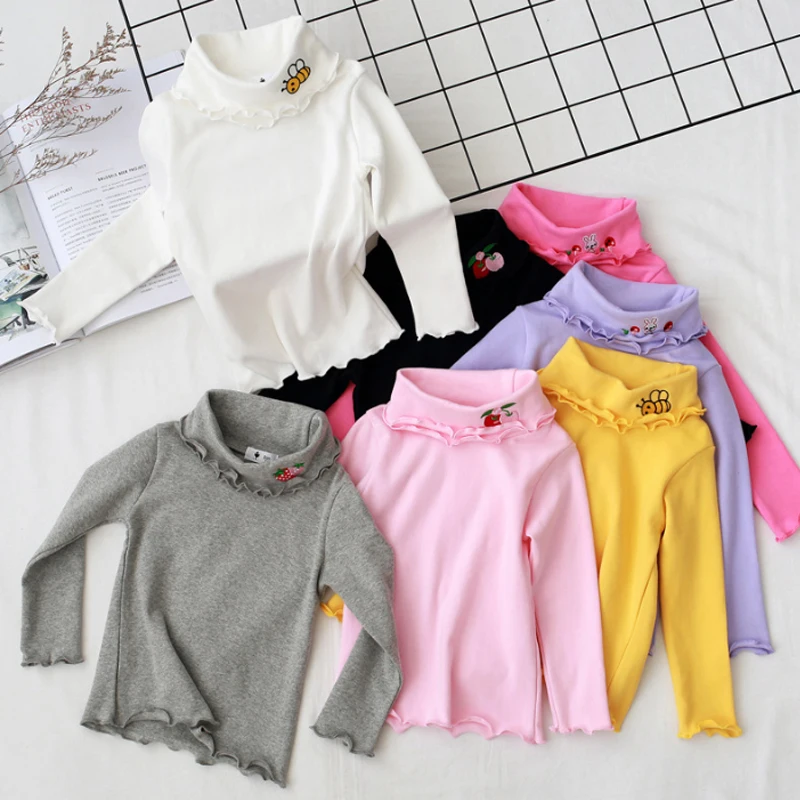 

Baby Girls Solid Kids Sweaters O-Neck Autumn Spring Children's Sweater Baby Girl Clothing Cotton Knitted Pullover
