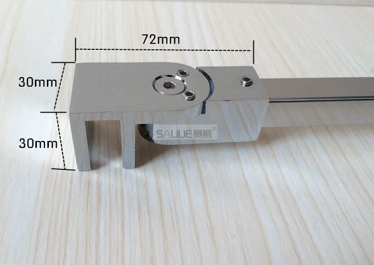 Нержавеющая сталь душевая стеклянная дверь фиксированный стержень/зажим, ванная комната стеклянная поддержка бар, длина 90/100/120 см(SJ-3073-1