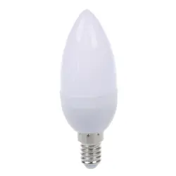 E14 6 5630 SMD светодиодный лампа-свеча 3 Вт теплый белый свет 3600K ACue10-240V