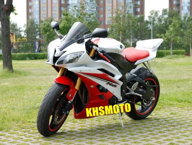 Пресс-форма обтекателя комплект для Yamaha YZFR6 06 07 YZF R6 2006 2007 YZF600 красный черный мотоцикл Обтекатели набор+ 7 подарки YA01