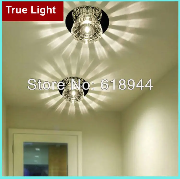 Современный хрустальный потолочный светильник ing декоративная лампа, современный светильник для ванной комнаты 3 Вт Светодиодный светильник на продажу