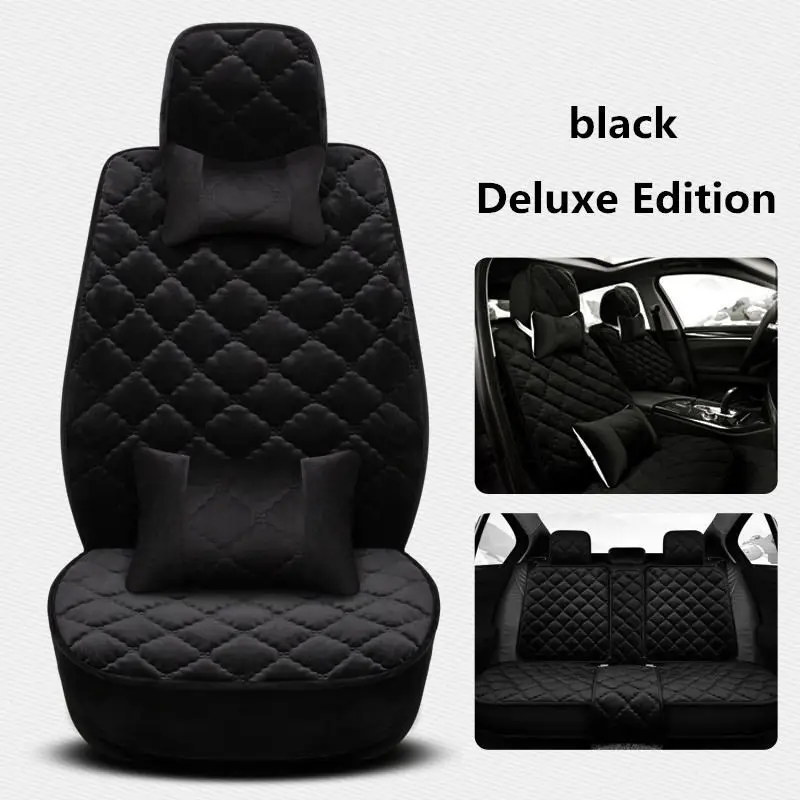 Warm and comfortable velvet,5Seats( Front+Rear)car styling Car seat