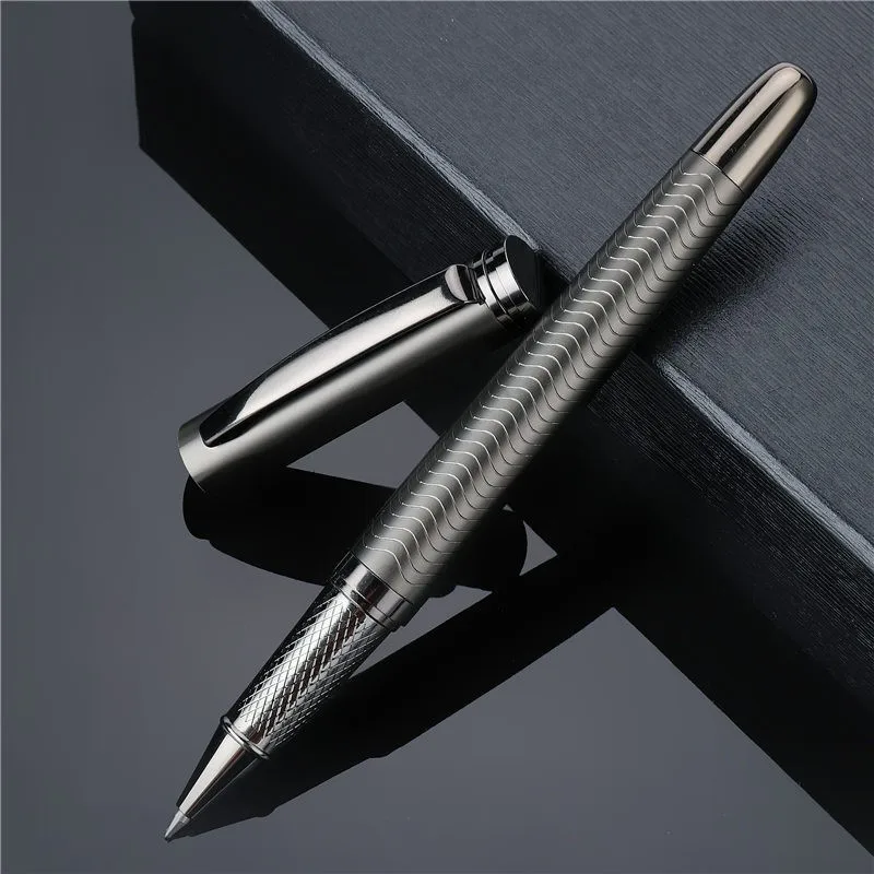 1 PC High Quality Ballpoint Pen Metal Business Writing Signing Calligraphy Pens Gift Box Office School Stationary Supplies 03733 1 pc high quality fountain pen business metal writing signing calligraphy pens gift office school stationary supplies 03923