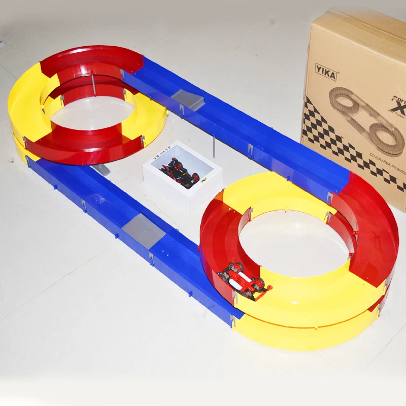 

High Quality Colorful Monorail Double Loop Interchange Track Runway Raider Buggies Orbit