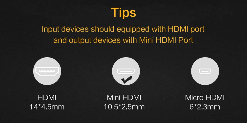 Позолоченный мини HDMI к HDMI кабель Поддержка 1080 p 3D штекер папа-папа дополнительный высокоскоростной кабель HDMI 1,5/2/3 м для ТВ камера планшетный проектор