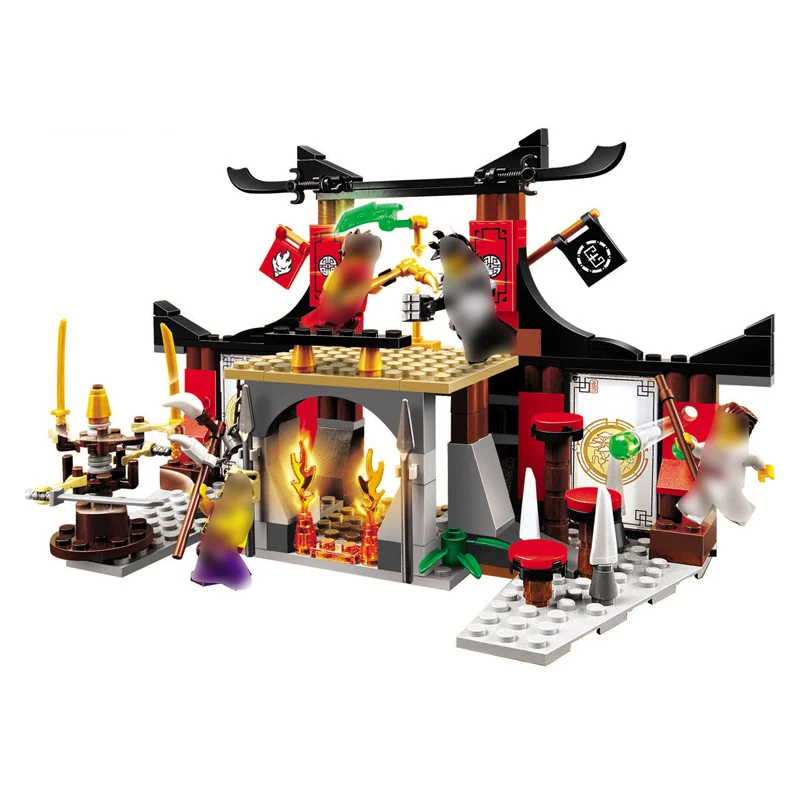 Ninjago 10319 Duel Ninjutsu набор моделей для сборки совместимых с e ninjadoes Развивающие игрушки для детей