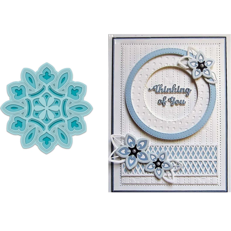 

Hollow Flower Lace Cutting Dies Scrapbooking Template Card Album Making DIY Stencil Embossing Craft Decor Animal New Dies 2019