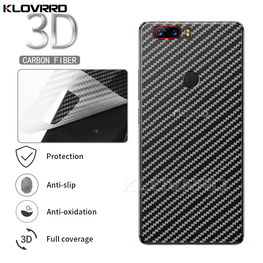 

5Pcs/lot For ZTE Nubia Z11 Z17S Z17 Z18 mini S miniS V18 3D Carbon Fiber Rear Screen Protector Back Cover Protective Film