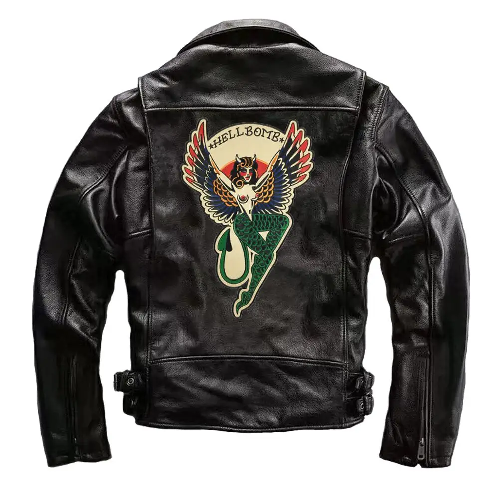 Hellbomb женский дьявол Вышивка Патчи полная спина размер железа на байкерские патчи для одежды куртка