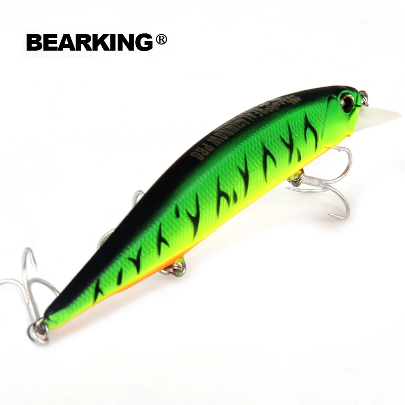 

Retail Bearking hot model fishing lures hard bait different colors for choose 120mm 18g minnow,quality professional minnow