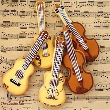 3D резак для печенья, мастики, украшения торта, резак для скрипки, форма для торта, инструменты для украшения торта из нержавеющей стали