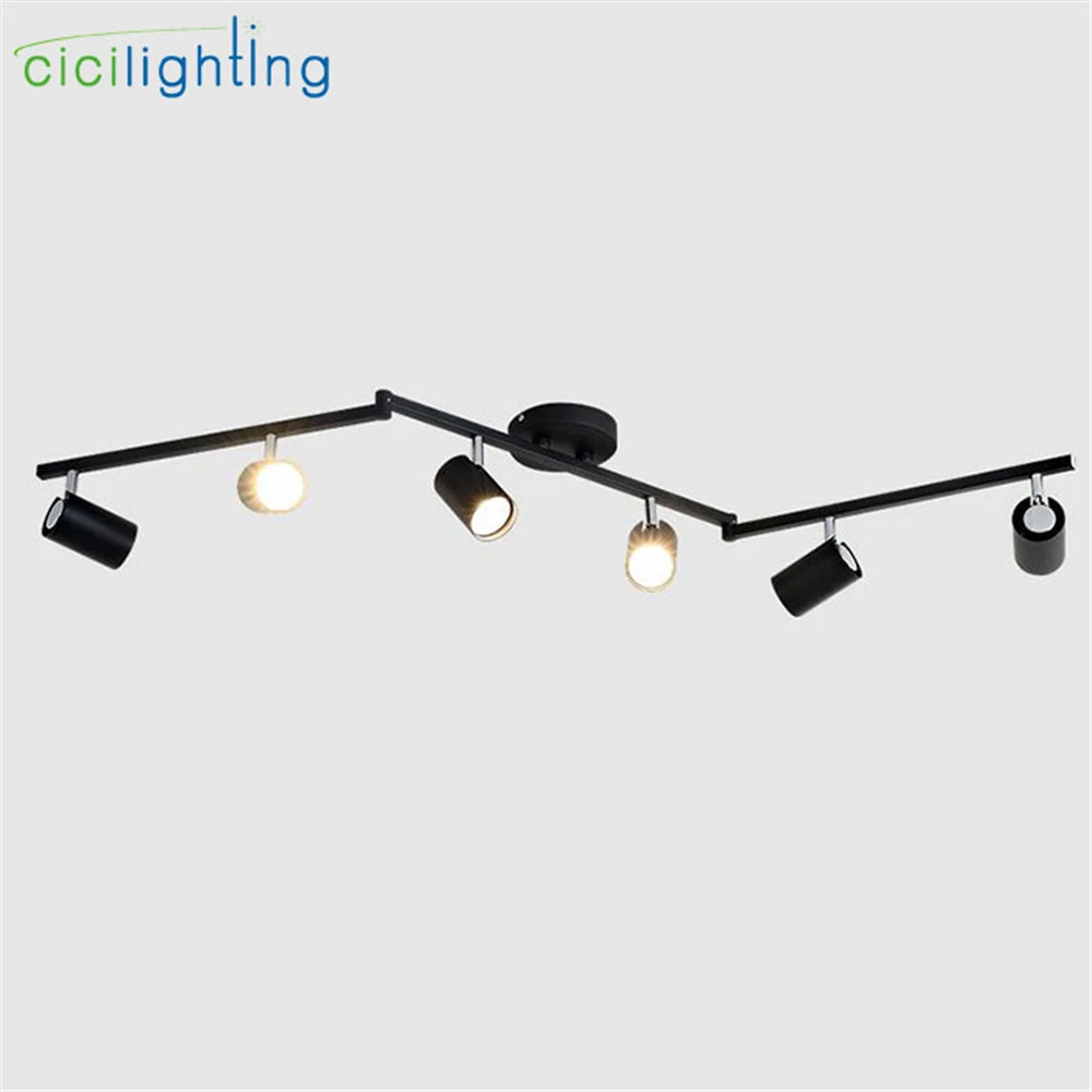 klif Consulaat inflatie Moderne Swing Arm Plafond Verlichting GU10 Verstelbare Spoor Spot  Verlichting Lamp, Industriële Winkel Lamp, Led Foto  Verlichting|Plafondverlichting| - AliExpress