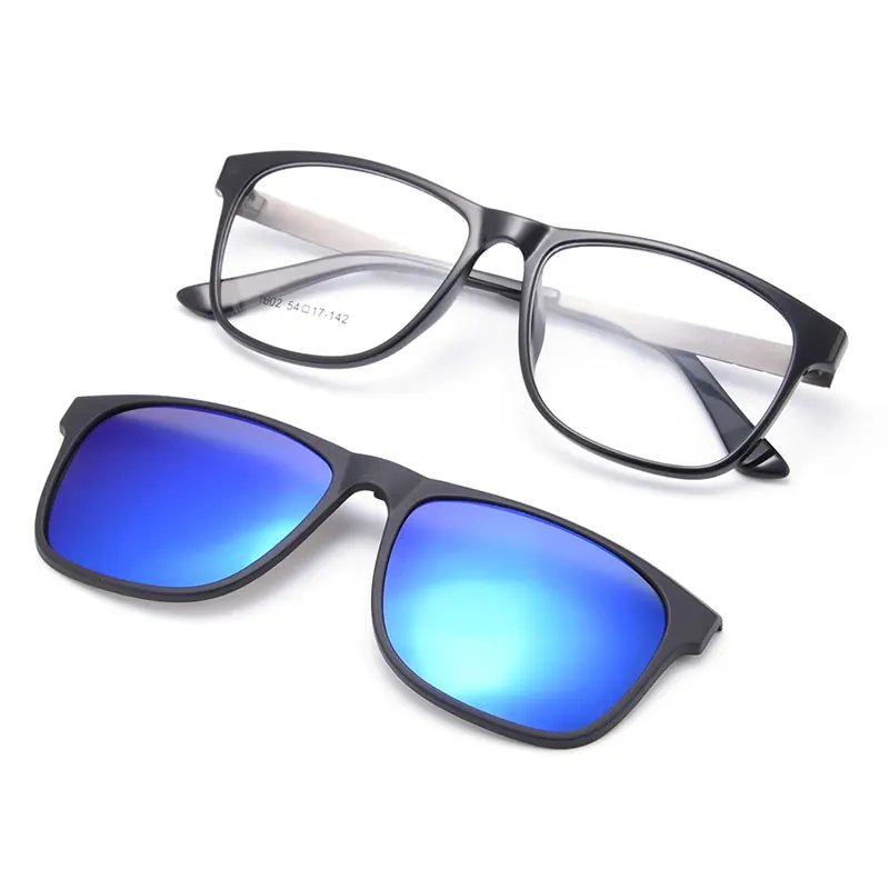 Gmei оптический 1602 Urltra-светильник TR90 оправа для очков с поляризованными зажимами солнцезащитные очки для женщин и мужчин очки