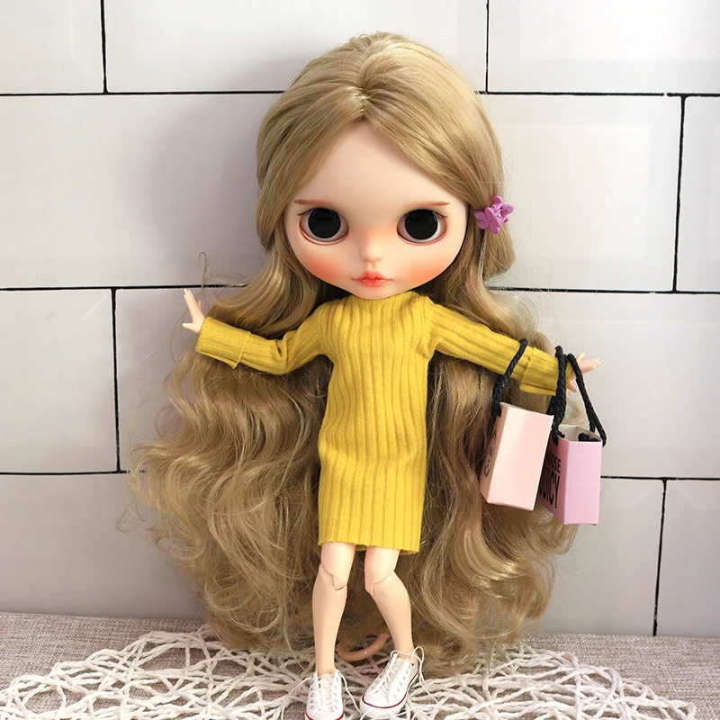 Красочные Blyth куклы одежда Blyth свитер для 1/6 Аксессуары куклы(fit Blyth, Barbies, Kurhn, 1/6 bjd, azone, fr, 1/6 кукла