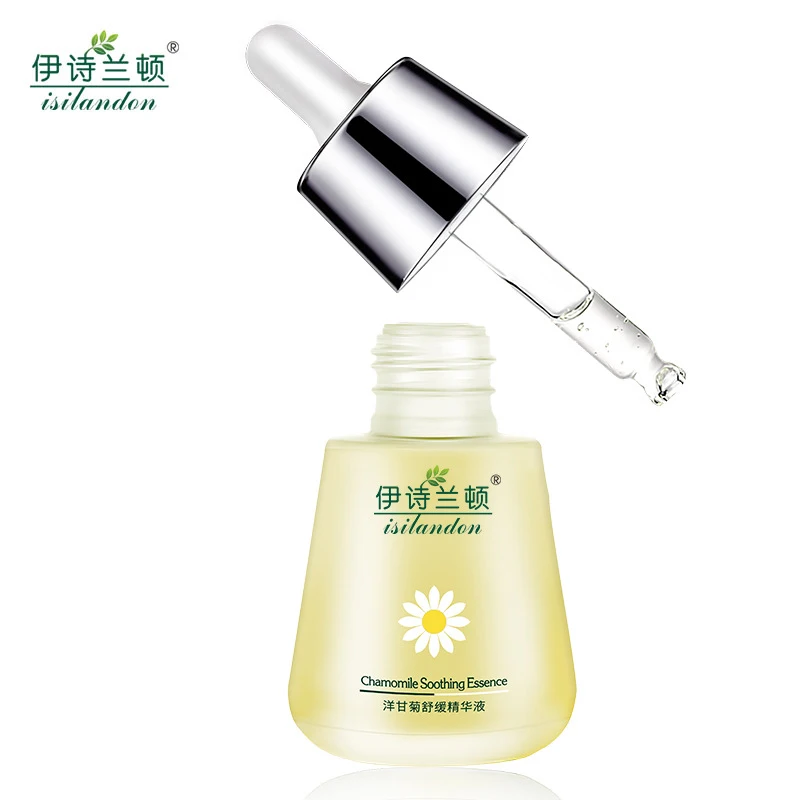 

ISILANDON Chamomile Repair Serum Essence Red Blood Silk Acne Treatment Blackhead Remover Reduce Wrinkles Fine Lines Skin Care