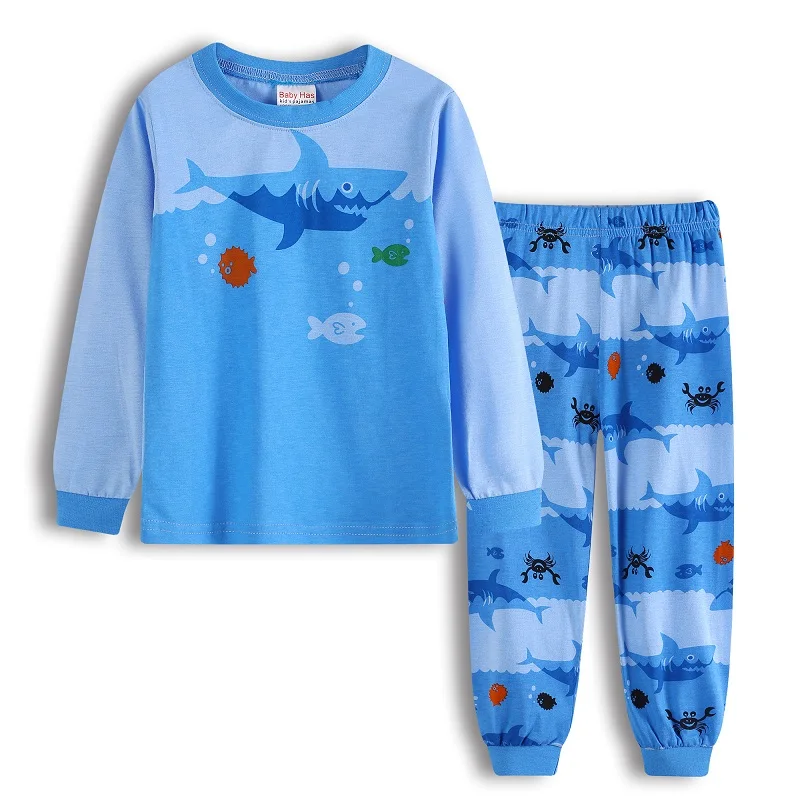

Cotton Nightwear Cartoon Loungewear Kids Boys Girls Homewear Spring Autumn Sleepwear Baby Pijamas pyjama Children Pajamas