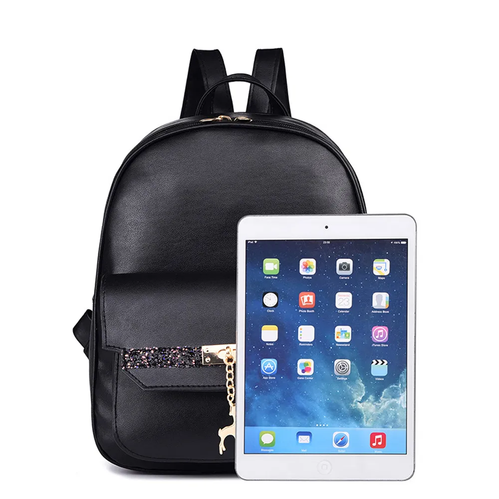 Aelicy mochila de Mujeres de moda de cuero pequeño ciervo la escuela de niñas bolsa + bolsa de mensajero + bolsa mochila femenina dropshipping. exclusivo. 2019 caliente