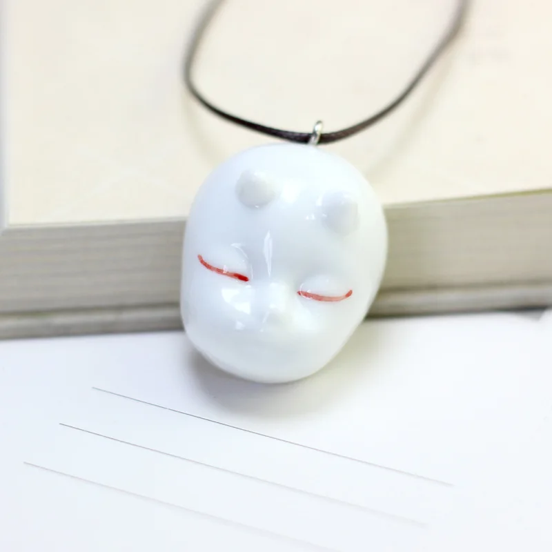 

Best Quality Figures Long Pendant Cute Face Necklace For Women Girls Sweather Necklace Colorful Pendant Jewelry Birthday Gifts