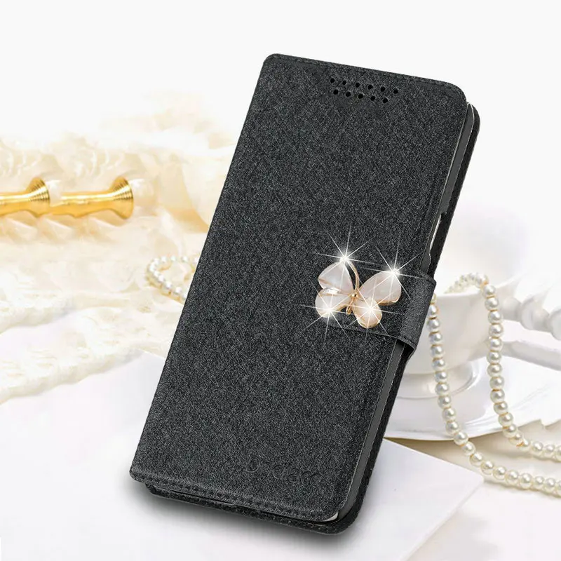 Dneilacc чехол для Sony Xperia XZ1 Compact PU кожаный откидной клапан вверх и вниз/шелковый
