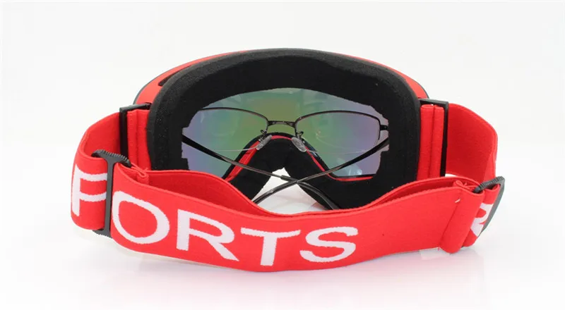 Esquí, Snowboard gafas UV400 grande esférico gafas de visión nocturna de las mujeres de los hombres de nieve máscara de una sola capa gafas Esqui gafas